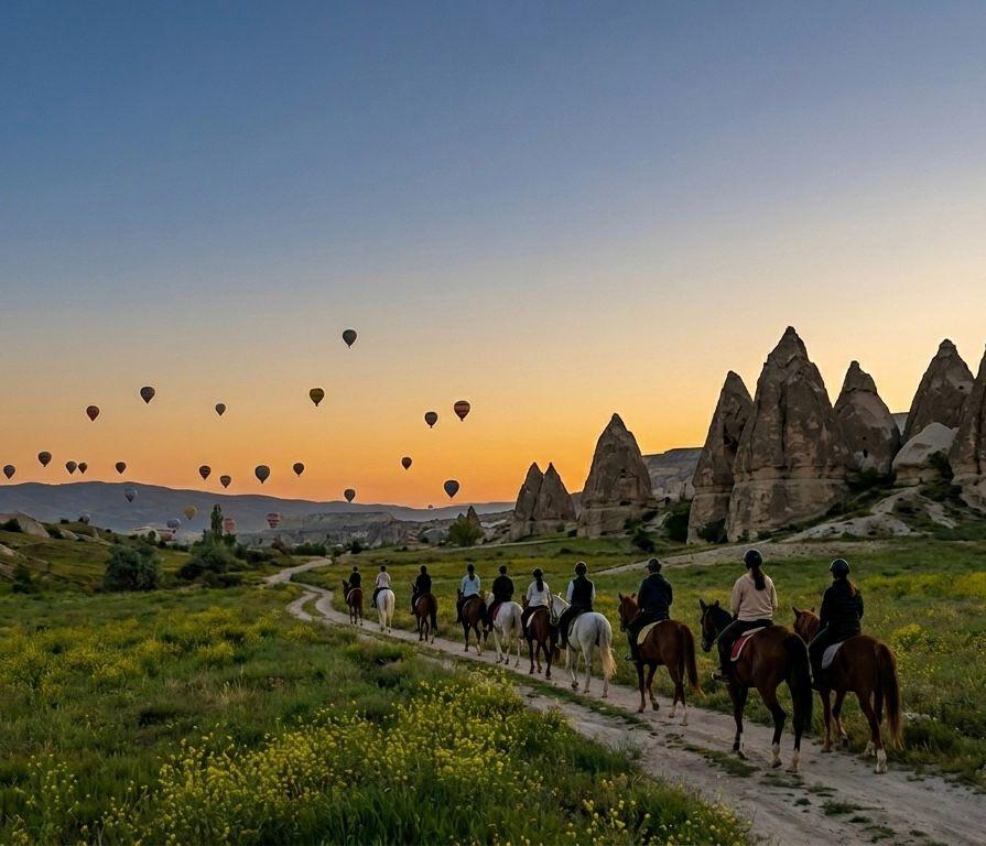 Gün Doğumu Balon At Turu